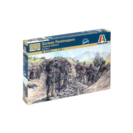 Italeri - German Paratr. - tropical unif. (WWII) 1:72 (6134s)