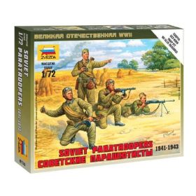 Zvezda Zvezda Soviet Paratroops makett figura 1:72 (6138)