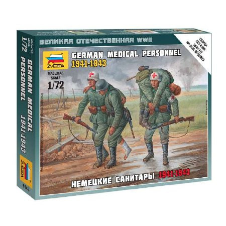 Zvezda Zvezda German Medical Personnel /1941-43/ makett figura 1:72 (6143)