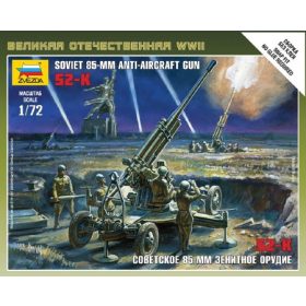   Zvezda Zvezda Soviet 85mm Anti-Aircraft Gun 1:72 makett harcjármű (6148)