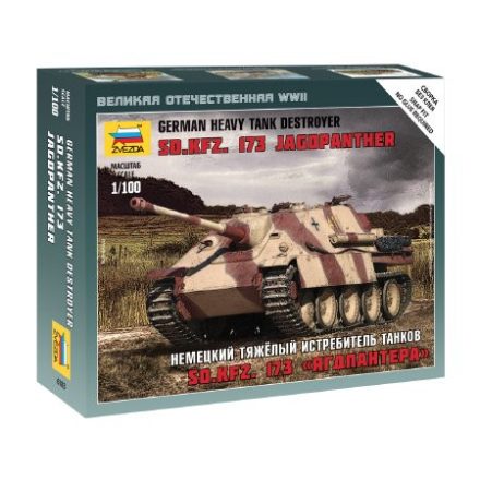 Zvezda Sd.Kfz.173 Jagdpanther 1:100 makett harcjármű (6183)