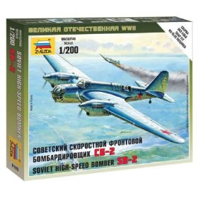   Zvezda Zvezda Soviet Bomber SB-2  1:200 makett repülő (6185)