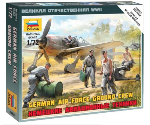 Zvezda German airforce ground crew figura makett 6188
