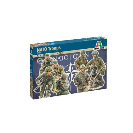 Italeri Nato troops 1980 makett figura 1:72 (6191s)