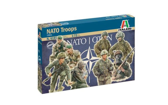 Italeri Italeri Nato troops 1980 makett figura 1:72 (6191s)