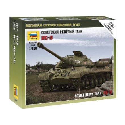 Zvezda Soviet Tank IS-3 makett figura 1:100 (6194)