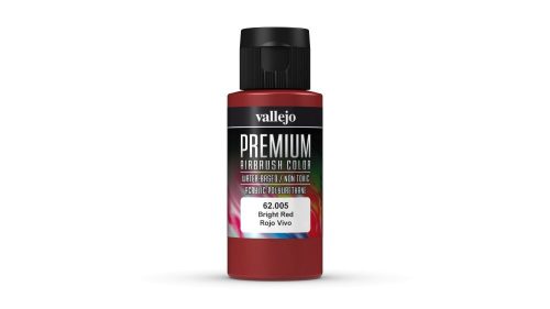 Vallejo Bright Red Premium Opaque festék 62005