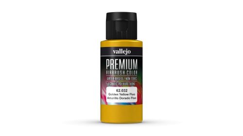 Vallejo Golden Yellow Fluo Premium Fluorescent festék 62032