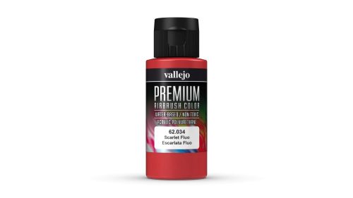 Vallejo Scarlet Fluo Premium Fluorescent festék 62034
