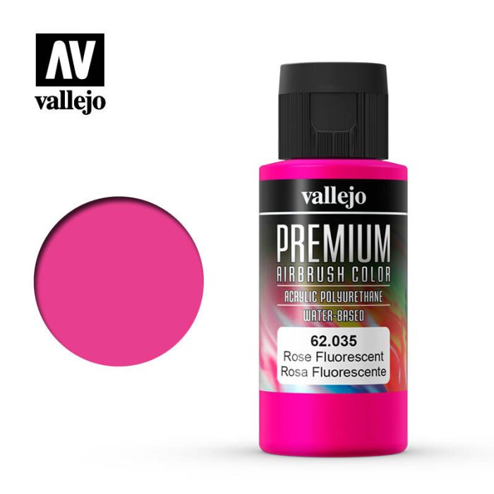 Vallejo Premium Color - Fluorescent Rose  60 ml. Vörös