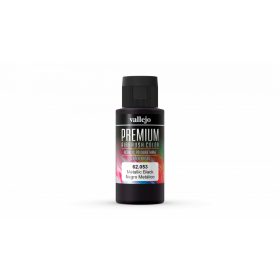   Vallejo 62053 Premium Color - P-M Metallic Black 60 ml. Fekete, Fémes
