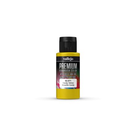 Vallejo Candy Yellow Premium Candy festék 62071