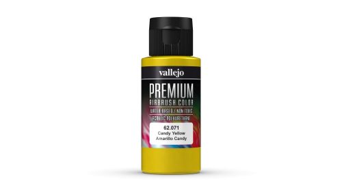 Vallejo Candy Yellow Premium Candy festék 62071