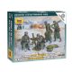 Zvezda Zvezda German 80 mm Mortar w/Crew makett figura 1:72 (6209)
