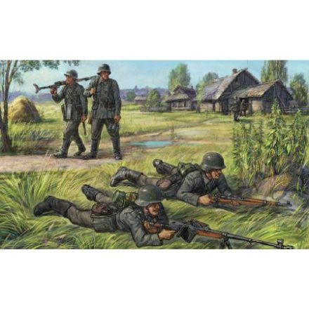 Zvezda German Anti Tank Rifle Team makett makett figura 1:72 (6216)