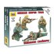 Zvezda Zvezda German Sniper Team Military small sets makett makett figura 1:72 (6217)