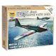Zvezda Zvezda British Light Bomber Fairey Battle 1:144 makett repülő (6218)