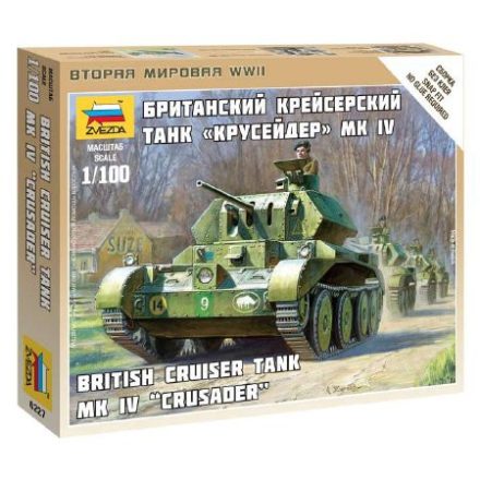 Zvezda British Tank 1:100 makett harcjármű (6227)
