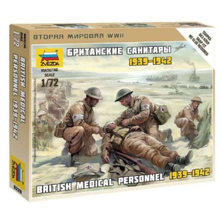 Zvezda British Medic team makett figura 1:72 (6228)