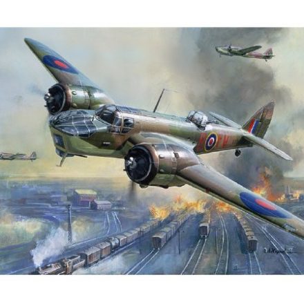 Zvezda British Bomber Bristol Blenheim IV. 1:200 makett repülő (6230)