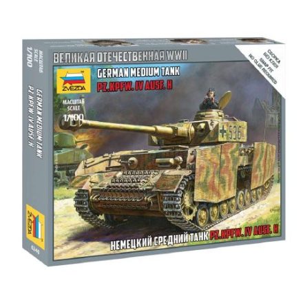 Zvezda Panzer IV Ausf.H 1:100 makett harcjármű (6240)