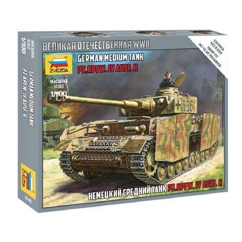 Zvezda Zvezda Panzer IV Ausf.H 1:100 makett harcjármű (6240)