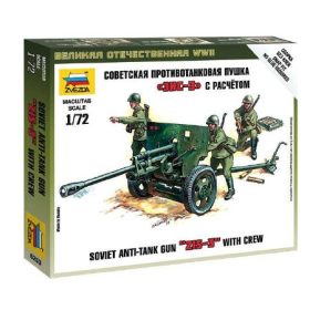 Zvezda Zvezda Zis-3 Soviet Gun makett figura 1:72 (6253)