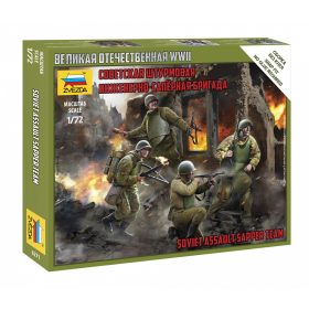   Zvezda Zvezda Soviet Assault Sapper Team WWII makett figura 1:72 (6271)