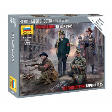 Zvezda German Volkssturm makett figura 1:76 (6272)