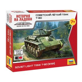   Zvezda Zvezda T-80 World War II 1:100 makett harcjármű (6295)