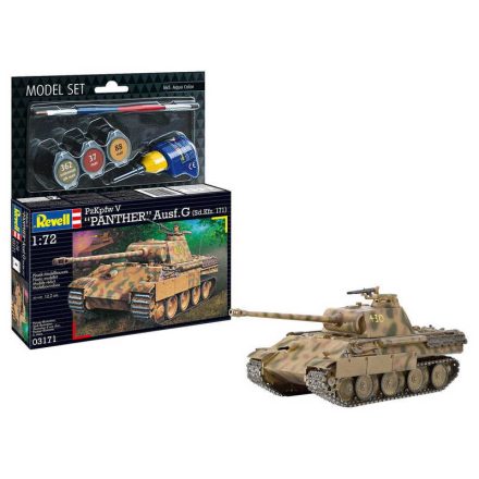 Revell Panther Ausf. G (Sd.Kfz. 171) 1:72  (63171) makett készlet kiegészítőkkel