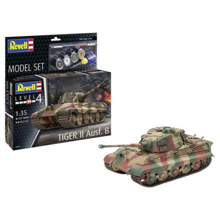 Revell Tiger II Ausf. B 1:35 (63249) makett szett kiegészítőkkel