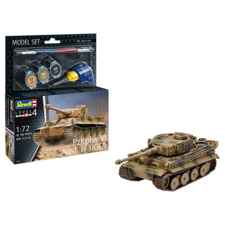 Revell PzKpfw VI Ausf. H Tiger (63262) makett készlet kiegészítőkkel
