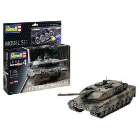   Revell Revell Leopard 2 A6/A6NL 1:35 (63281) makett szett kiegészítőkkel