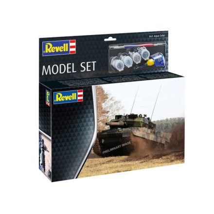 Revell Model Set Leopard 2A7V 1:72 makett készlet kiegészítőkkel (63355)