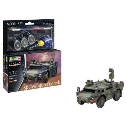 Revell Model Set Spï¿½hwagen Fennek 1:72 (63356) makett harcjÃ¡rmÅ± festÃ©kkel, ragasztÃ³val