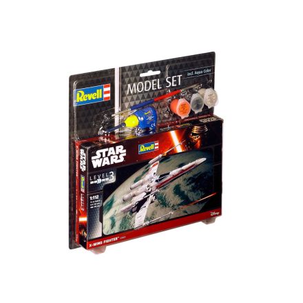 Revell Star Wars X-wing Fighter 1:112 makett készlet festékkel, ragasztóval (63601)
