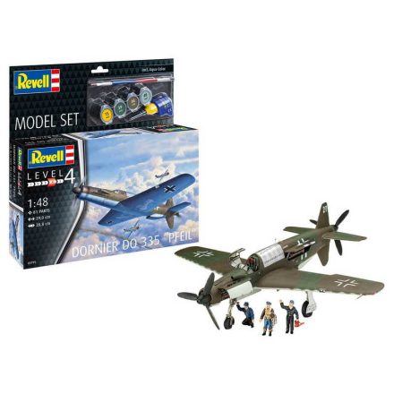 Revell Model Set Do335 Pfeil 1:48 makettkészlet kiegészítőkkel (63795)