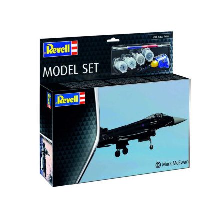 Revell Model Set Eurofighter Typhoon - RAF 1:144 makett repülő (63796)
