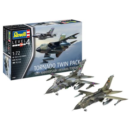 Revell Tornado Twin Pack 50th Anniversary 1:72 makett készlet kiegészítőkkel (63801)