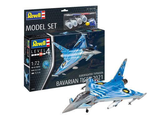 Revell Model Set Eurofighter Typhoon"Bavarian Tiger 2021" makett 63818