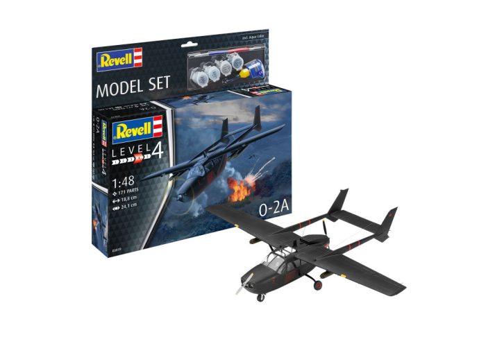 Revell Revell Model Set O-2A Skymaster 1:48 makett repülő (63819)
