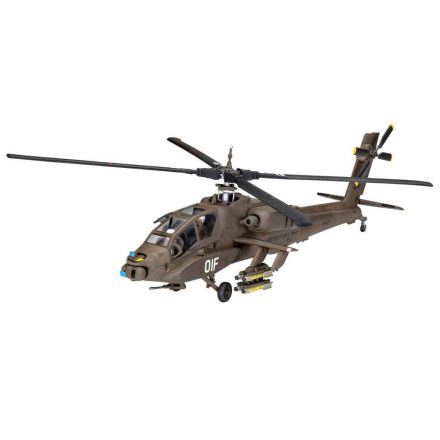 Revell AH-64A Apache 1:72 makett készlet kiegészítőkkel (63824 R)