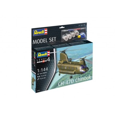 Revell Model Set CH-47D Chinook 1:144 makett helikopter (63825)