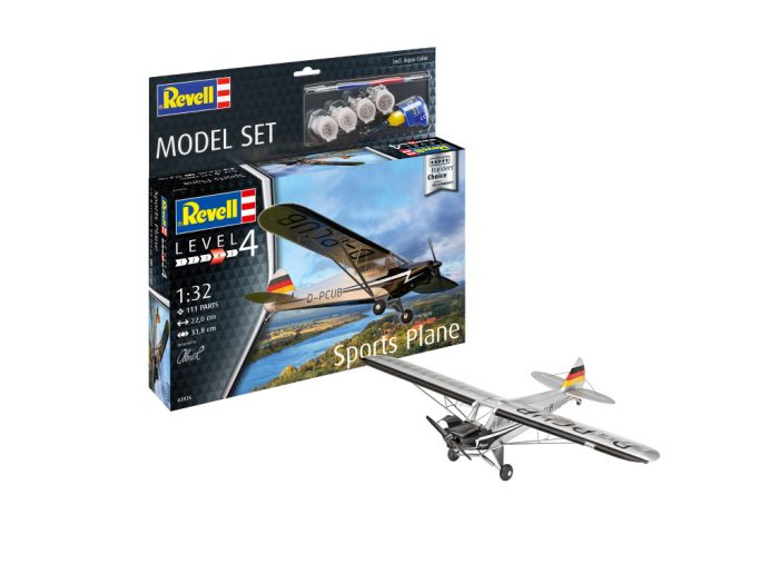 Revell Revell Builders Choice Sports Plane 1:32 makett készlet festékkel, ragasztóval (63835)