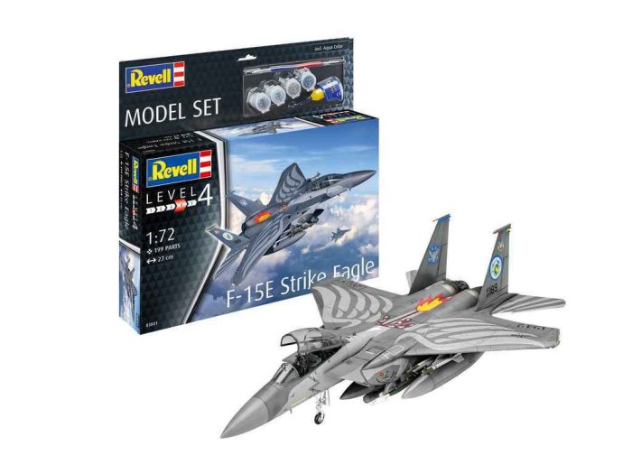 Revell Revell Model Set F-15 E/D Strike Eagle 1:72 (63841) makett repülő