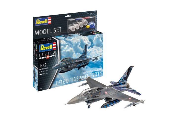 Revell Revell F-16D Fighting Falcon 1:72 makett készlet kiegészítőkkel (63844)