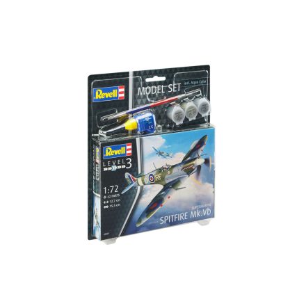 Revell Spitfire Mk. Vb 1:72 makett készlet kiegészítőkkel (63897)