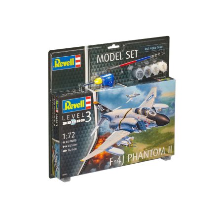 Revell F-4J Phantom II 1:72 makett készlet kiegészítőkkel (63941)