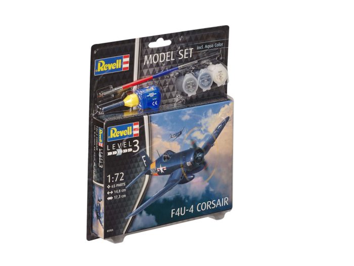 Revell Revell F4U-4 Corsair 1:72 makett készlet kiegészítőkkel (63955)